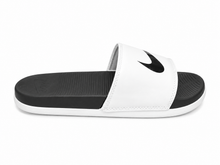 Load image into Gallery viewer, Nike Jelly Cushion Cloudfoam Turbo Tech Slides (BLK/WHT/BLK)