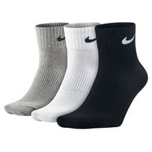 Load image into Gallery viewer, NIKE EVERYDAY CUSHIONED TRAINING ANKLE SOCKS (3 PAIRS)