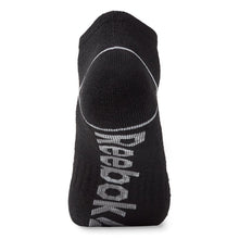 Load image into Gallery viewer, Reebok Men's Pro-Series Ankle Socks - BLACK, 6-Pack