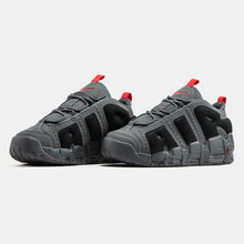 Load image into Gallery viewer, Nike Air More Uptempo Low (Grey/Black & Light Crimson)