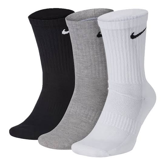 NIKE EVERYDAY CUSHIONED TRAINING CREW SOCKS (3 PAIRS)